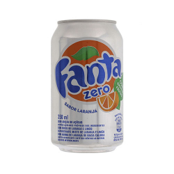 refrigerante fanta laranja zero acucar lata 350ml