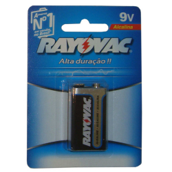 bateria rayovac alcalina 9v
