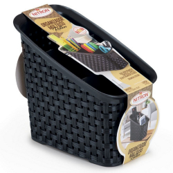 organizador de talheres nitronplast multiuso preto