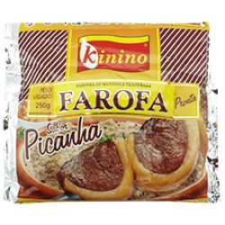 farofa de mandioca temp. kinino picanha 250gr