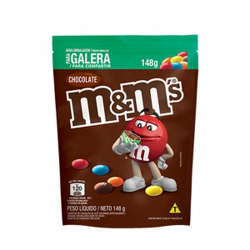 confeito mems s chocolate leite pouch 148gr