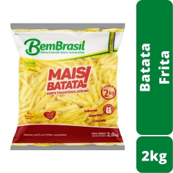 batata palito mais batata 2kg congelada