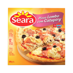 pizza seara lombo com catupiry 460gr