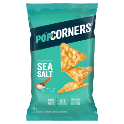 salgadinho popcorners 57g sea salt
