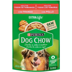 alimento para caes dog chow frango - 100g