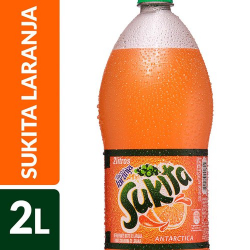 refrigerante sukita laranja com suco natural pet 2l