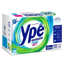 detergente em po ype 1,6kg power act caixa