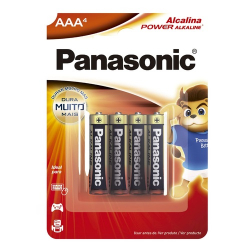 pilha panasonic alcalina c/4 palito