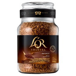 cafe soluvel l`or sache 84g intense vd