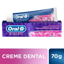 creme dental oral-b 3d white brilliant fresh - 70g
