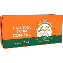 manteiga extra com sal tablete aviacao 200gr