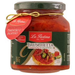 bruschetta pimentao e jalapeno la pastina 280gr