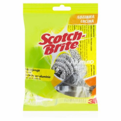 esponja scotchbrite cozinha pecas de aluminio 1 unid