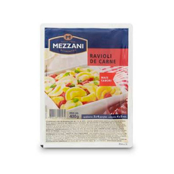 massa ravioli de carne mezzani 400gr