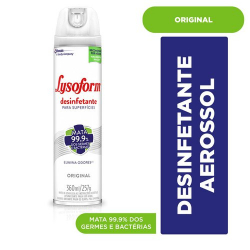 desinfetante uso geral bactericida spray original lysoform frasco 360ml
