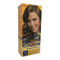 tintura cor & ton 7.0 louro medio 75ml/50g