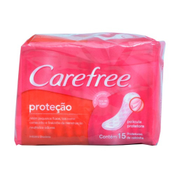 protetor diario carefree original com 15 unid.