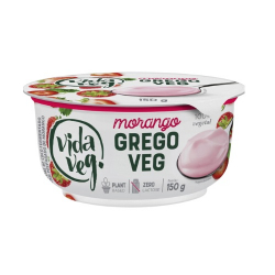 iogurte vida veg grego 150g morango