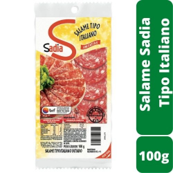 salame sadia tipo italiano fatiado 100g