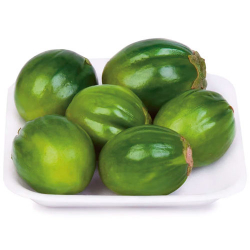 jilo verde 500g - aproximadamente 4 unidades