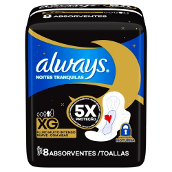 abs.always noites tranq. c/ abas suave xg c/8