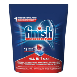 detergente em po para maquina de lavar louca finish powerball 235.3g