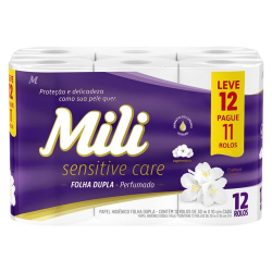 papel higieni mili folha dupla perfumado l12p11 l12p11