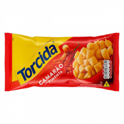 salgadinho de trigo camarao com pimenta torcida pacote 70g