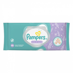 lenco umedecido lavanda pampers pacote 48 unidades