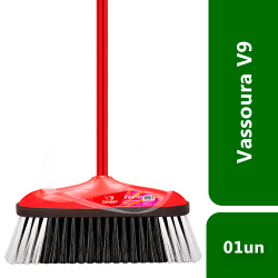 vassoura condor com cabo plastico v9 v.mu. un