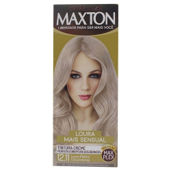 tintura maxton 12.11 louro platinado + sensual