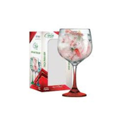 taca gin ruvolo 705ml vermelha