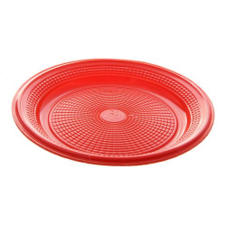 prato junco plastico 15cm c/10 vermelho