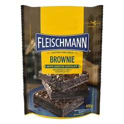 mistura para bolo fleischmann 400g brownie