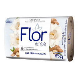 sabonete em barra gardenia e argan flor de ype cartucho 85g