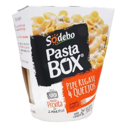 pasta box sodebo 310g 4 queijos