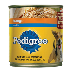 pate pedigree adulto com pedacos de frango 280g