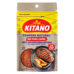 tempero kitano 40g mix de temperos para carne