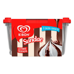 sorvete kibon sundae leitinho trufado ptl