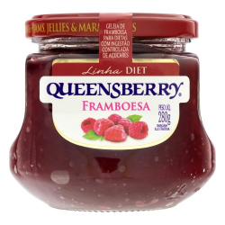 geleia de framboesa queensberry diet 280g