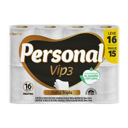 papel higienico personal vip3 lv 12 pg 11 rolos... folha tripla
