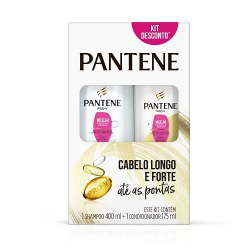 kit pantene shampoo 400m condicionado micelar kt 2un