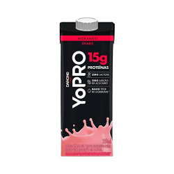 bebida lactea danone yopro morango