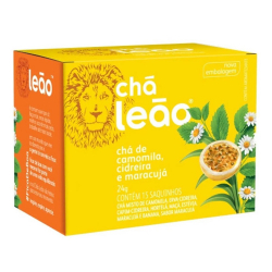 cha misto boa noite matte leao 15g com 15 saquinhos