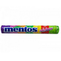 bala mentos rainbow 37,5g