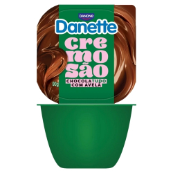 sobremesa danone danette 90g chocolate com avela