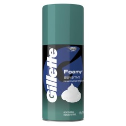 espuma de barbear gillette foamy pele sensivel 179ml