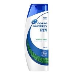 shampoo de cuidados com a raiz head & shoulders men menthol sport 200ml