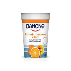 iogurte danone natural 160g laranja, cenoura e mel