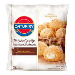 pao de queijo catupiry recheado com catupiry 390g